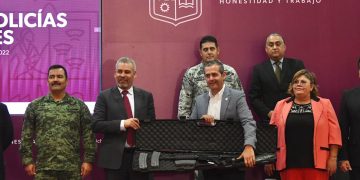 Policía Morelia recibe armamento y fortalece estado de fuerza