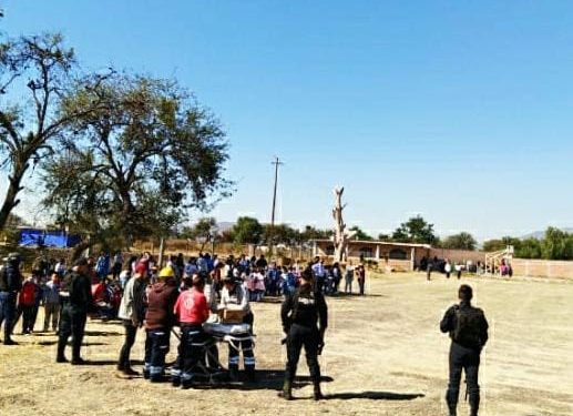 En José Sixto Verduzco, colabora Guardia Civil en exhibición de daños que provoca la pirotecnia