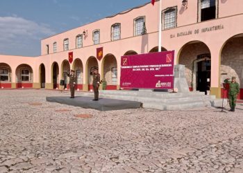 Toma de posesión y protesta de bandera del comandante del 12/o. batallón de infantería