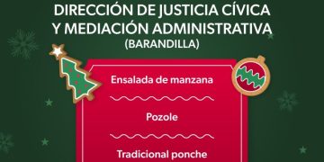 Pozole, ponche y ensalada de manzana, cena navideña en Barandilla: SSP Michoacán