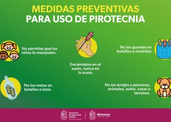 SSP exhorta a no utilizar pirotecnia