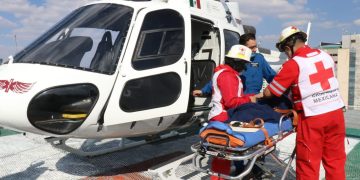 De manera oportuna, SSP traslada vía a aérea a dos menores con complicaciones de salud