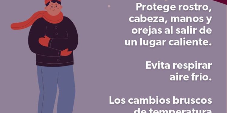 Exhorta PC a seguir recomendaciones ante bajas temperaturas