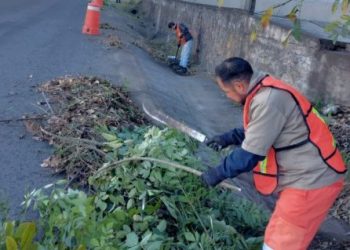 Gobierno de Morelia realiza jornada de limpieza en canal salida Pátzcuaro