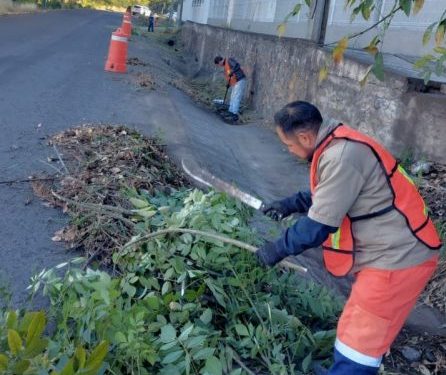 Gobierno de Morelia realiza jornada de limpieza en canal salida Pátzcuaro