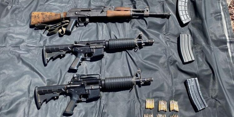 Tras operación en Cotija, 3 detenidos y 3 armas de fuego aseguradas: SSP