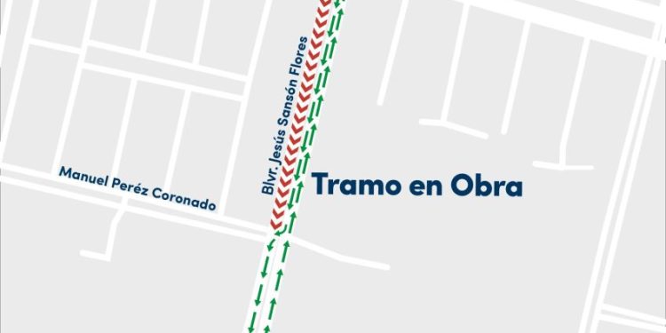 Arrancará primera etapa de reencarpetamiento de Boulevard Jesús Sansón Flores este viernes