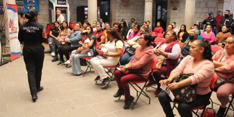 Imparte Gobierno de Tarímbaro Foro de Orientación Jurídica sobre la Erradicación de la Violencia hacia la Mujer