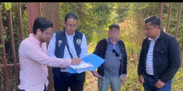 En Tancítaro, restituye CMASC inmueble a su legitimo propietario