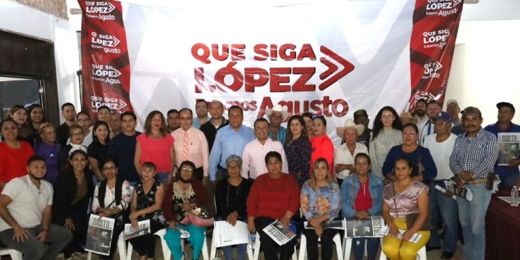 Andan Agusto con López en todo Michoacán