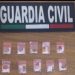 En operativos, Guardia Civil asegura más de 140 envoltorios de droga y detiene a 12 personas