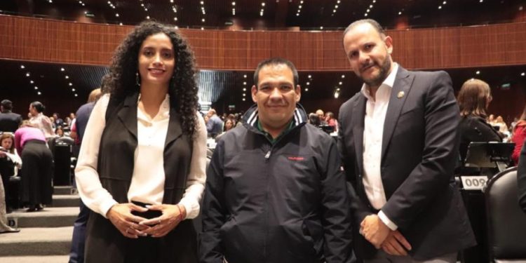 El Presidente Bladimir González realiza visita de trabajo al Congreso de la Unión