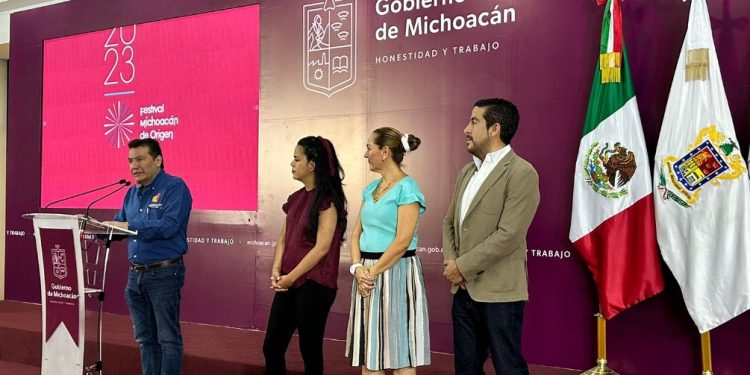 Presentan programa de actividades del Festival Michoacán de Origen 2023