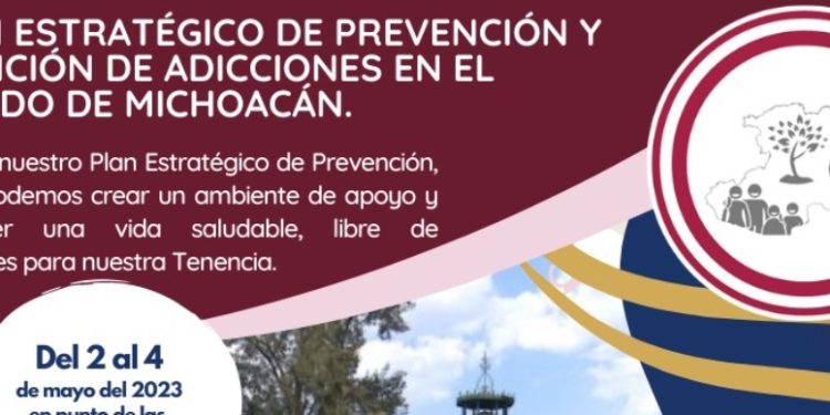 En coordinación interinstitucional, Ejército Mexicano aplicará Plan Estratégico para la Prevención y Atención de Adicciones en el Estado de Michoacán.