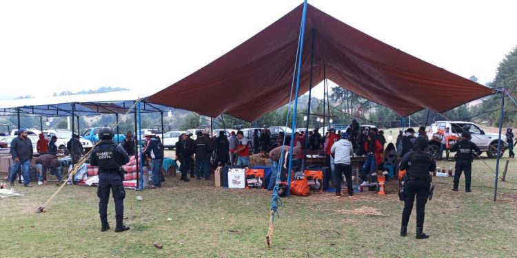 Guardia Civil localiza y desaloja palenque clandestino, en Ocampo