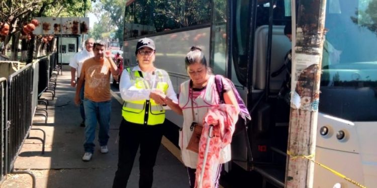 Tránsito y Movilidad de la SSP garantiza acceso seguro a personas con discapacidad, en Festival Michoacán de Origen