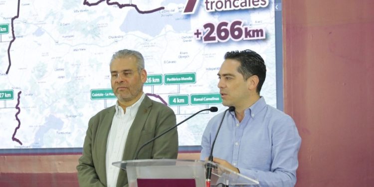 Gobierno de Michoacán anuncia inversión de mil mdp para 7 obras carreteras multianuales