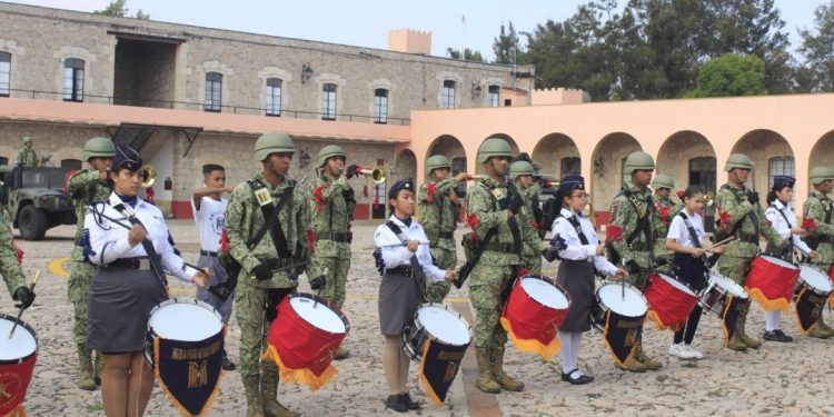 Arranca el concurso Nivel Región de las Bandas de Guerra del Ejército Mexicano