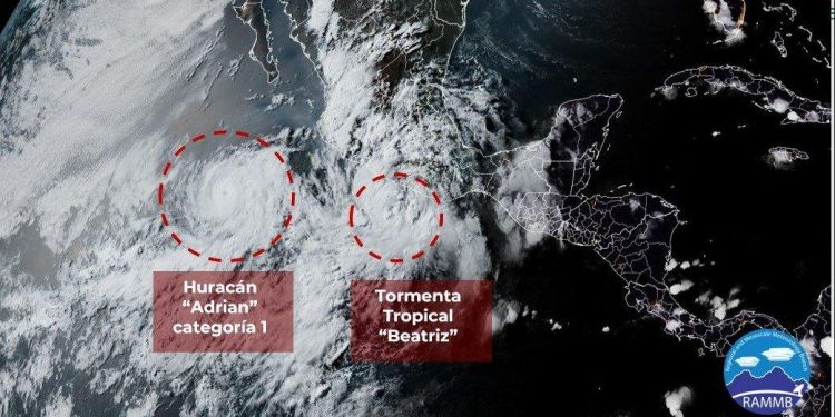 En alerta Protección Civil ante Tormenta Tropical «Beatriz» 