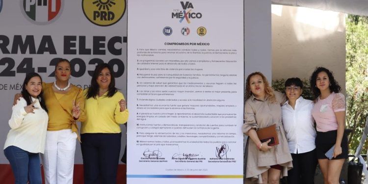 Respalda PRD Michoacán los 12 compromisos de «Va por México»