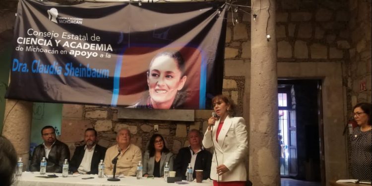 Académicos y científicos de Michoacán apuestan por Claudia Sheinbaum para continuar la 4T