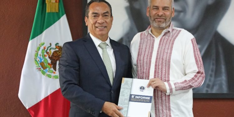 Presenta Fiscal General, 8º Informe Semestral de Avances del Plan de Persecución de Delitos