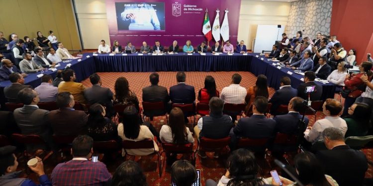 PES Michoacán celebra instalación de la Mesa de Seguridad y Seguimiento del Proceso Electoral