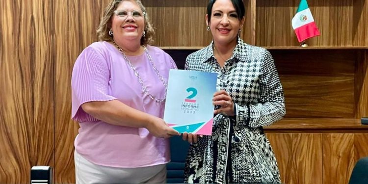 Entrega Lupita Díaz Chagolla su segundo informe legislativo