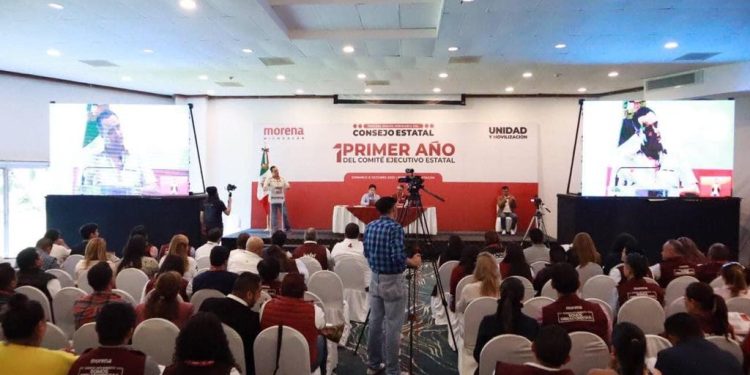 Reconoce Consejo Estatal, un año de logros de dirigencia de Morena en Michoacán