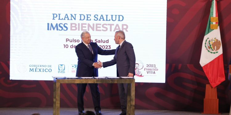 Firma Bedolla Acuerdo de Federalización del Sistema de Salud IMSS Bienestar
