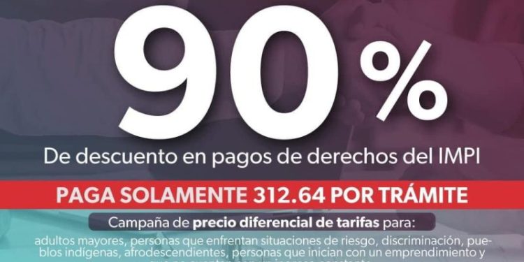 Regresa campaña de 90% de descuento en registro de marca ante el IMPI: Sedeco