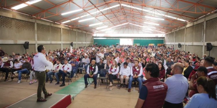 Torres Piña consolida apoyo de estructuras en favor de Claudia Sheinbaum en Michoacán