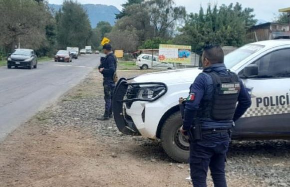 Guardia Civil mantiene trabajos de vigilancia, en el municipio de Acuitzio