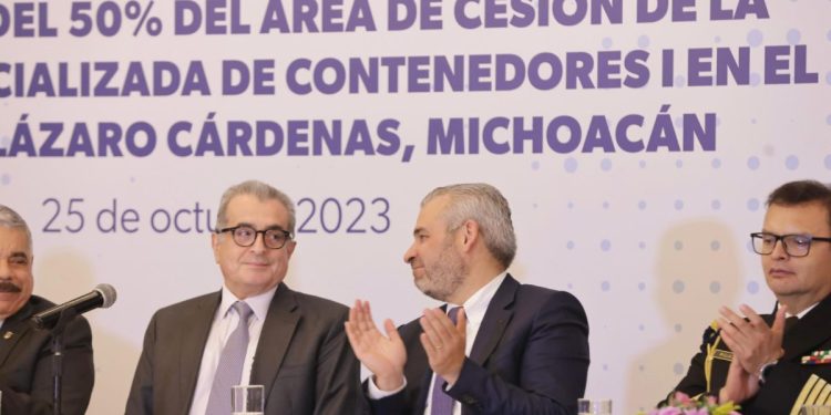Anuncian Bedolla y Hutchison Ports inversión de más de 220 mdd en LC
