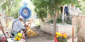 Listo el panteón municipal para recibir a visitantes
