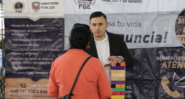 Participa Fiscalía General en Feria de la Paz