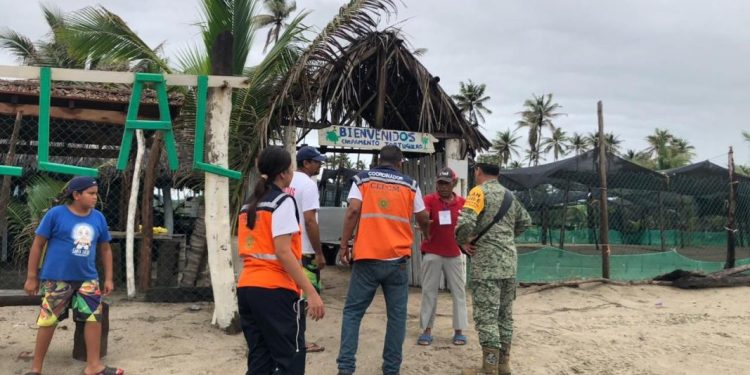 Atiende PC estatal afectaciones por remanentes de “Lidia”