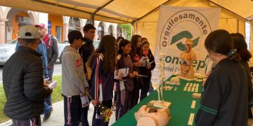 Conalep Ciudad Hidalgo da a conocer oferta educativa en Expo See Orienta