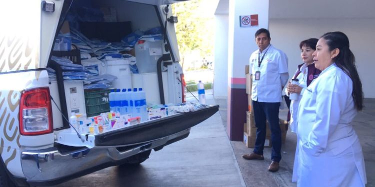 Gobierno de Bedolla refuerza el envío de equipo y personal de salud a Guerrero