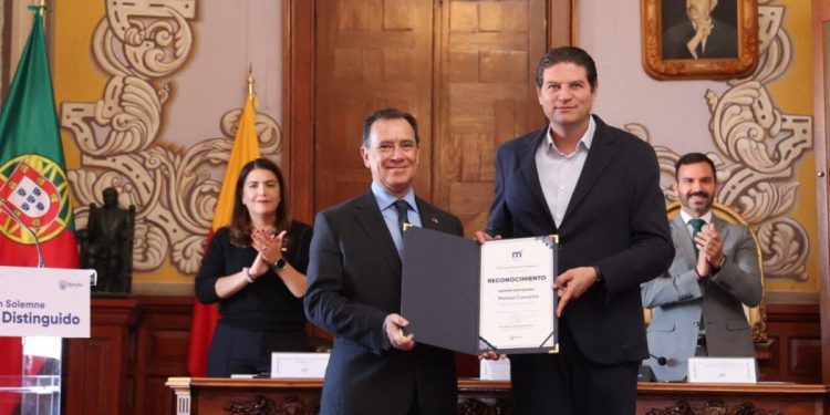 Felicita Embajador de Portugal al Gobierno de Morelia por impulsar cultura