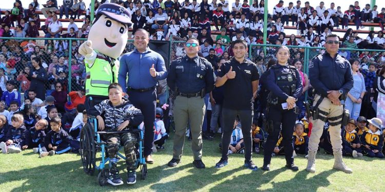 Lleva SSP programa Mi Pequeño Gran Guardia Civil, a alumnos de Santa Ana Amaya