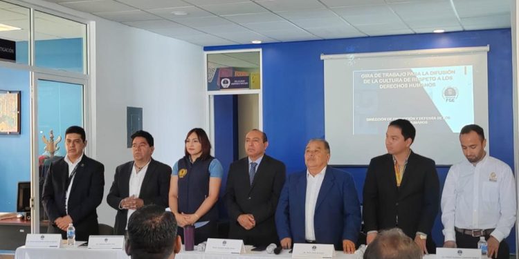 Realiza FGE jornada itinerante de difusión de la Cultura de Respeto a los Derechos Humanos