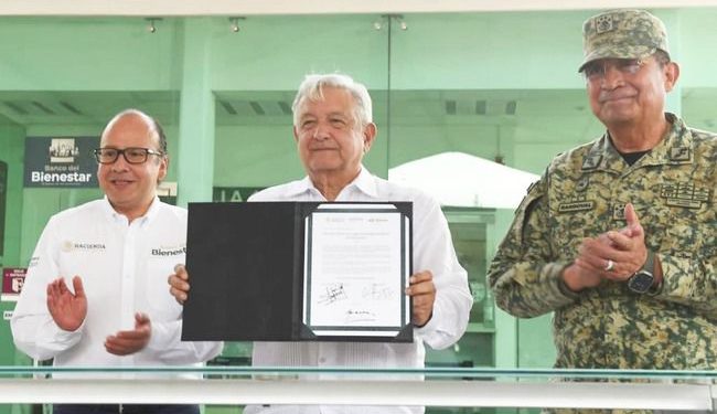 Banco del Bienestar recibe de Sedena 2,749 sucursales construidas