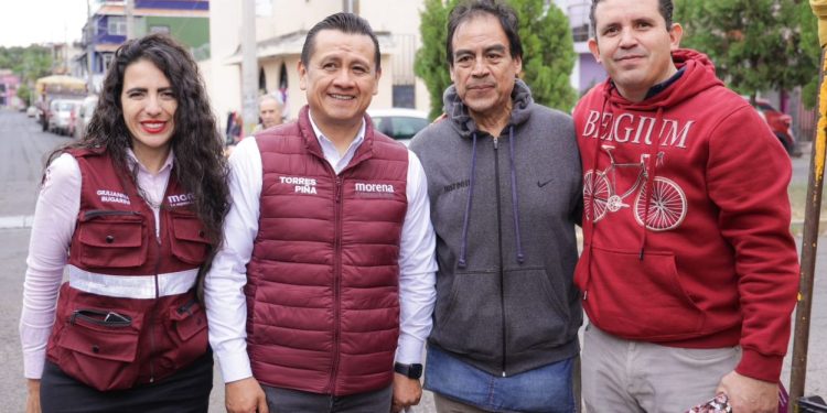 Con brigadas, Torres Piña promueve defensa de la 4T en Morelia
