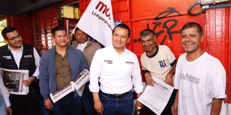 Recorren Víctor Zurita y Carlos Torres Piña colonias morelianas