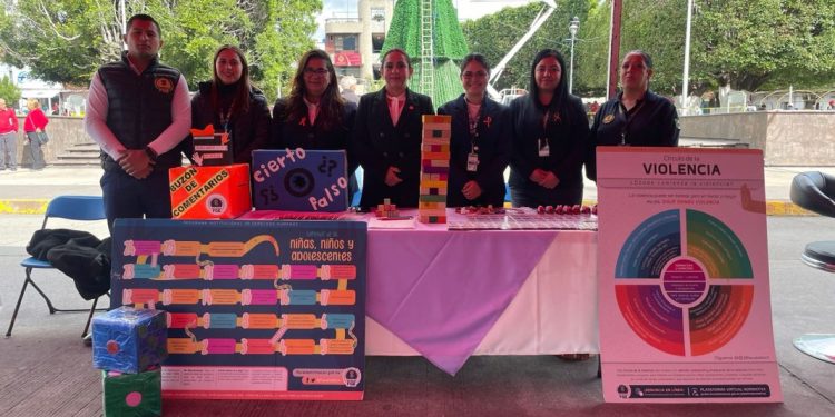 Realiza FGE actividades en conmemoración del “Día Naranja” en el municipio de Hidalgo