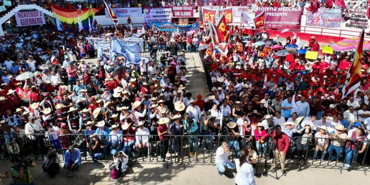 ’’Acapulco va a estar en pie’’: Claudia Sheinbaum ante militantes y simpatizantes de Eduardo Neri, Guerrero
