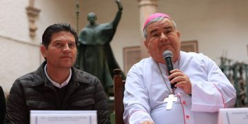 Anuncian Alfonso Martínez y el Arzobispo de Morelia, Monseñor Carlos Garfias, macro posada moreliana