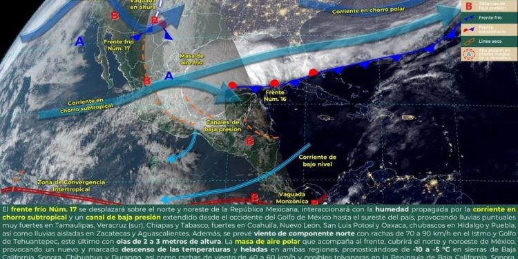 Frente frío 17 dejará lluvias y temperaturas de 0 a 5 grados en Michoacán: PC