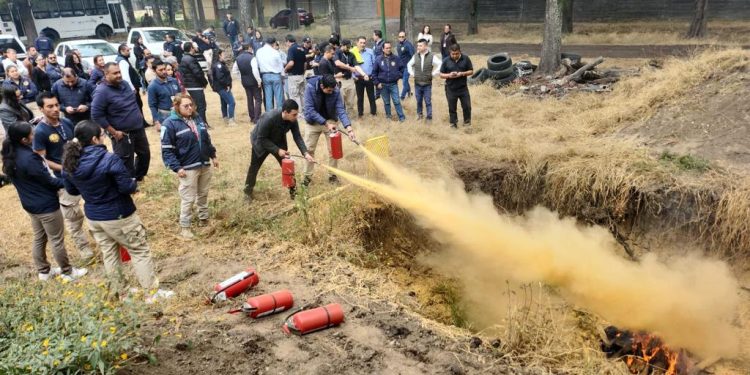 Imparte FGE capacitación sobre Prevención y Control de Incendios a personal de la institución